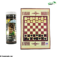 تصویر  شطرنج پارچه ای استوانه ای