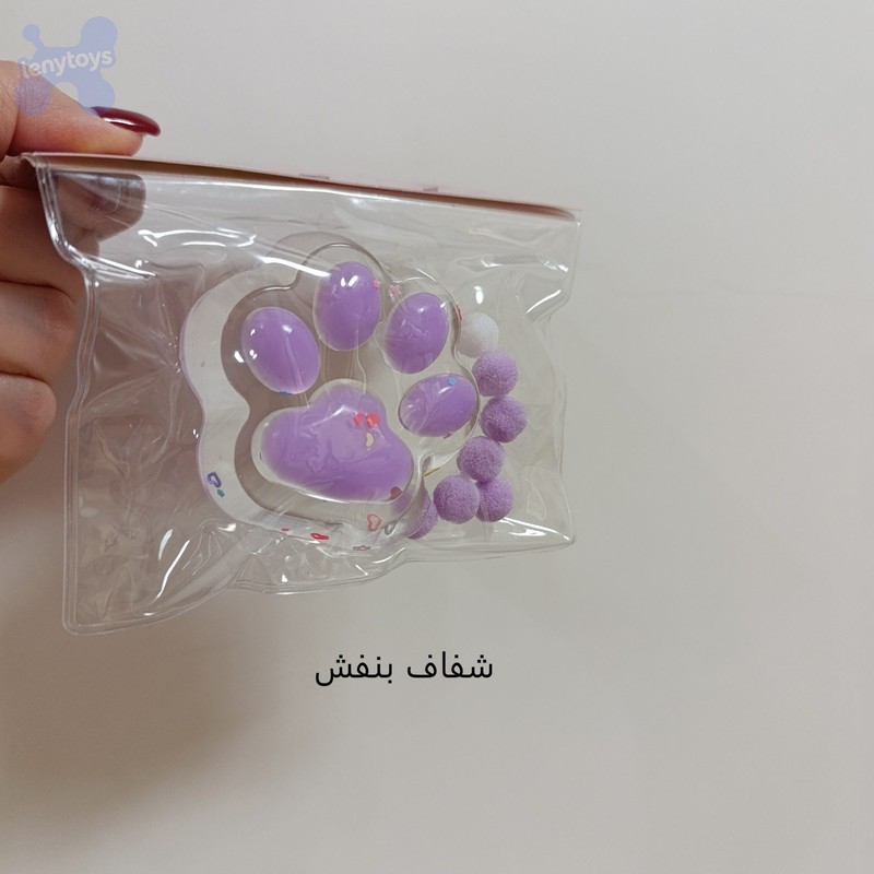 فیجت ضد استرس مدل اسکوییشی طرح پنجه گربه