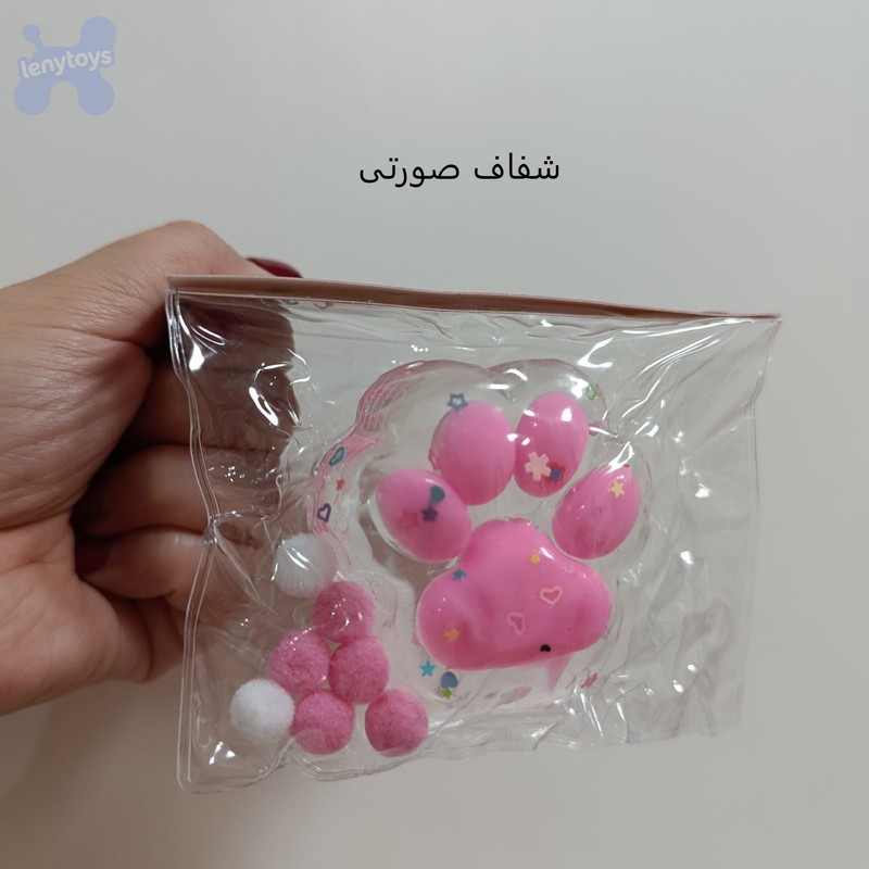 فیجت ضد استرس مدل اسکوییشی طرح پنجه گربه